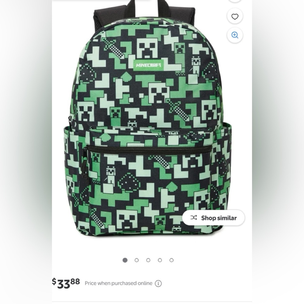 Minecraft backpack - image 4